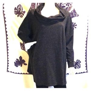 Black Cowl Neck Tunic